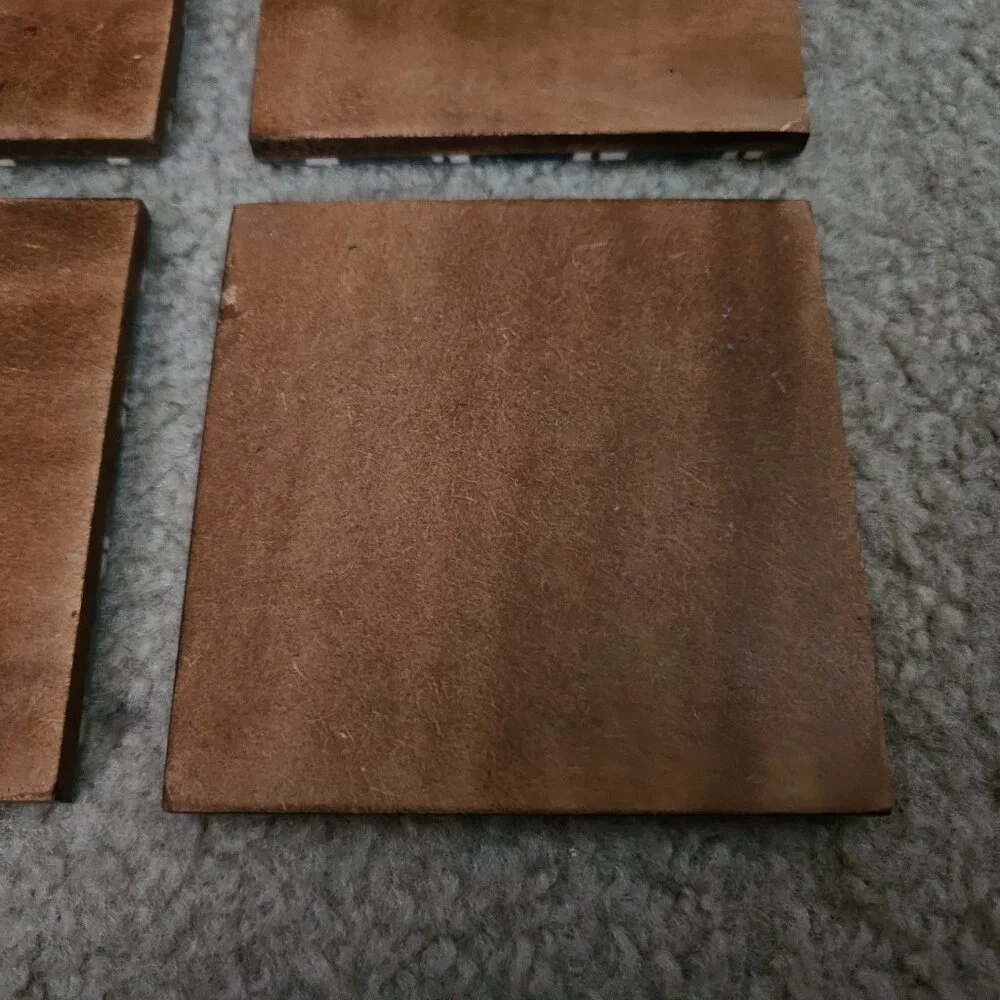 MODERN 4 MY MELA TRELLIS BONE INLAID GRAY BAR DRINK WOOD COASTERS MADE IN INDIA